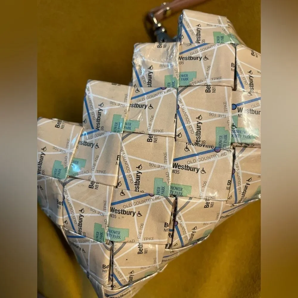 Ecoist Recycled Map Wristlet